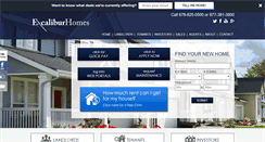 Desktop Screenshot of excalhomes.com